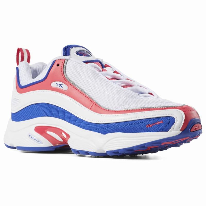 Tenisi Reebok Daytona Dmx Dama Albi/Albastri/Roz/Argintii Romania EO4202AN